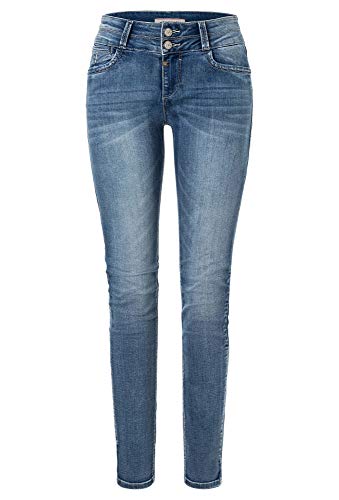 Timezone Damen Enyatz Slim Jeans, Blau (Summer Breeze wash 3382), W25/L30 (Herstellergröße:25/30)