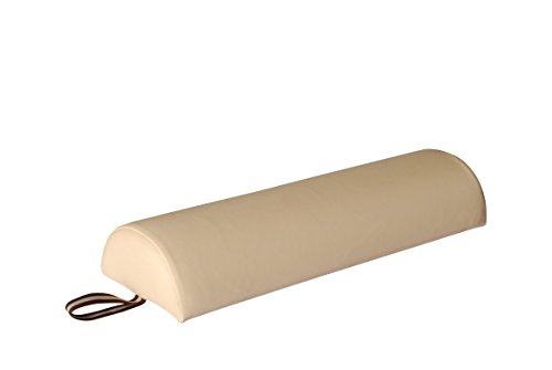 Master Massage Halbrundes Nackenrolle, cremefarben, 23 cm, groß
