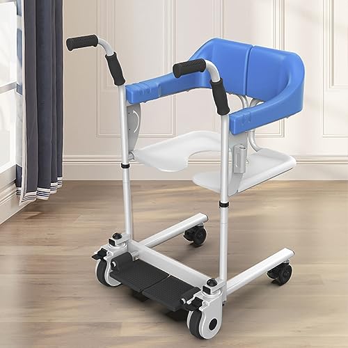 Transferstuhl, Rollstuhl, leicht, Patientenlifter für zu Hause, hydraulischer Patientenlifter, mit Toilette, für ältere Menschen und Behinderte