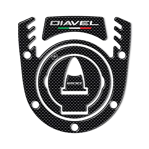 labelbike - 3D Aufkleber Schutz KIT Tank Cap kompatibel für Motorcycle Ducati DIAVEL