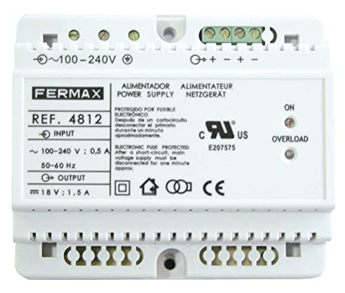 Fermax 4812 - Netzteil 18 vdc-1,5 a DIN6