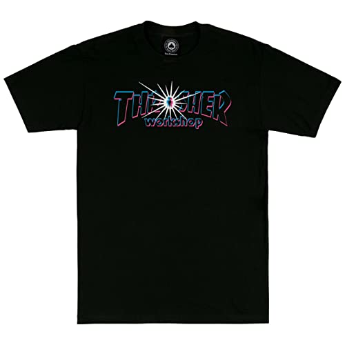 Thrasher Herren T-Shirt x Alien Workshop Nova, Größe:XL, Farben:Black