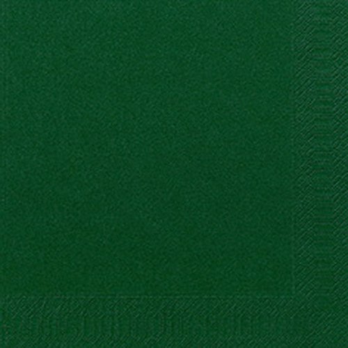 250 Stck. Duni Servietten, jägergrün, 3-lag, 40 x 40 cm, 1/4 Falz
