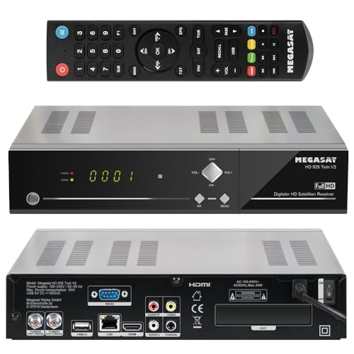 Megasat HD 935 Twin V3 HDTV Sat Receiver 1080p PVR Ready