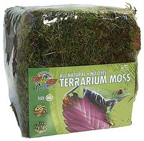 Zoo Med CF2-MBE Terrarium Moss Minibale 900g, natürliches Moos für Terrarien - ideal für Inkubatoren und Schutzhöhlen