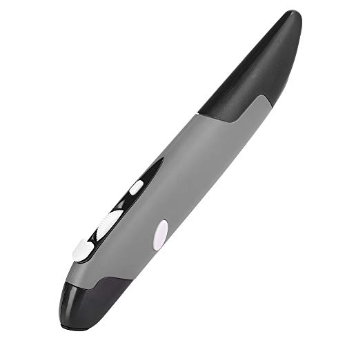 Fabater Computer Stylus, vertikale Maus Optische Maus Handschrift Stift Maus Innovative personalisierte PC-Teile Digitale Stift Maus für Laptop Notebook(Gray, PR-03)