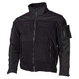 Fleece-Jacke, Combat, schwarz Größe: XL