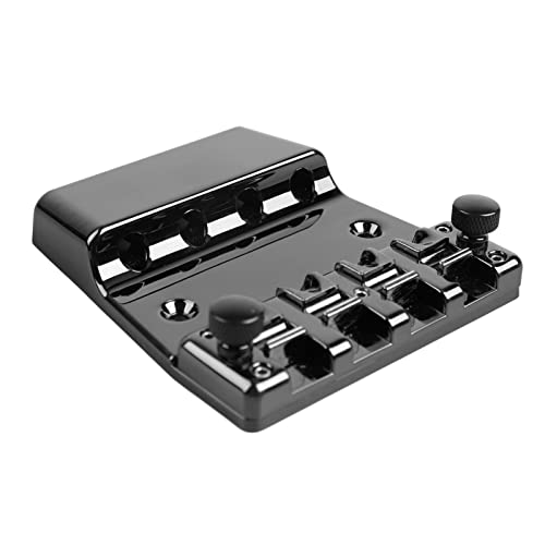 Bass-Saitenhalter, E-Gitarrenbrücke 18 mm Abstand Einfache Installation Standarddesign für Leistung(GA1029)