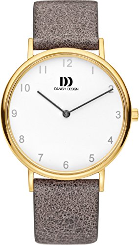 Danish Design Damen Analog Quarz Uhr mit Leder Armband IV11Q1173