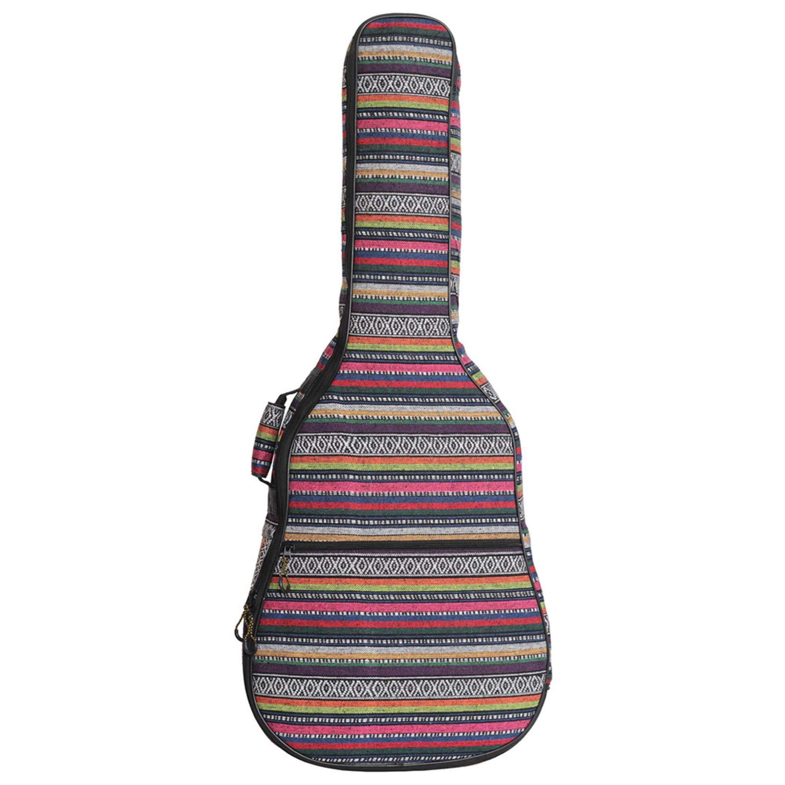 Luoji Gitarrentasche Gitarrenkoffer Akustikgitarre Bohemian Wasserdicht Gitarrenhülle Rucksack Tasche Für Akustikgitarre 40/41 Zoll