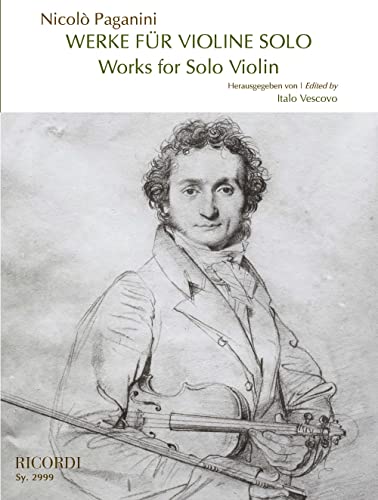Niccolò Paganini-Werke für Violine solo- Works for Solo Violin-Violine-BOOK