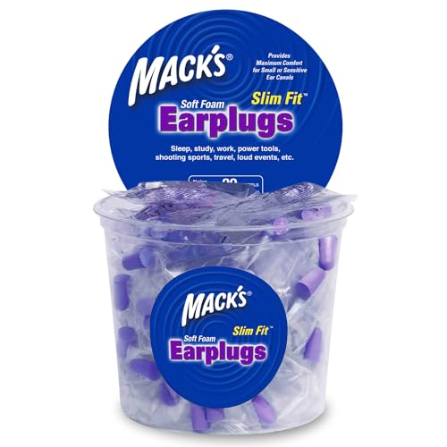 Macks Slim Fit Ohrstöpsel Violett violett 100 Paar