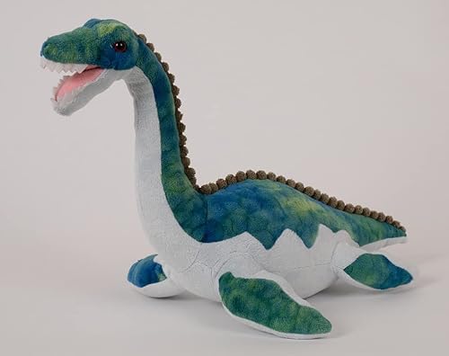 Trigon Schwimmdino 40 cm, grau blau, Plüschtiere Kuscheltiere Stofftiere Dinosaurier Dinos, Plesiosaurus