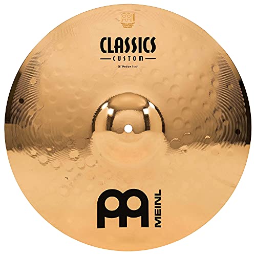 Meinl Cymbals CC16MC-B Classics Custom Serie 40,64cm (16 Zoll) Crash Medium Brilliant Finish Becken