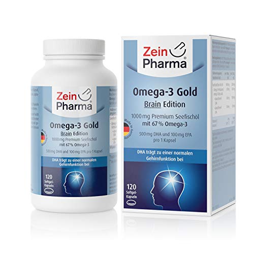 Zein Pharma Omega-3 Gold - Brain Edition - 120 softgels