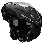 G-MAC Glide Evo Klapphelm Motorradhelm - Satin-schwarz