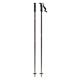 ATOMIC CLOUD Skistöcke - Schwarz - Länge 105 cm - Hochwertiger Aluminium-Skistock - Ergonomischer Griff für mehr Grip - Stock mit 60 mm Pistenteller - Einsteiger-Stöcke