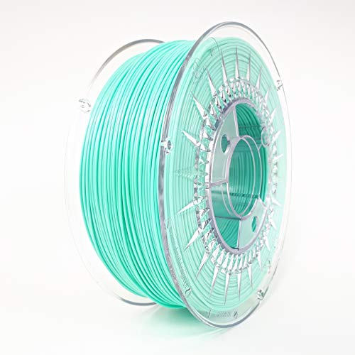 PETG – Mint 1kg | Devil Design | 1.75mm | 3D Druck Filament | für Anfänger und Fortgeschrittene | Top Haftung | wenig Stringing | leicht zu drucken | verzugsarm und geruchslos