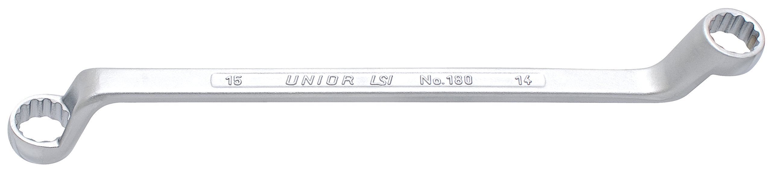 Unior Doppelringschlüssel, tief gekröpft; 32 x 36, 1 Stück, 180/1