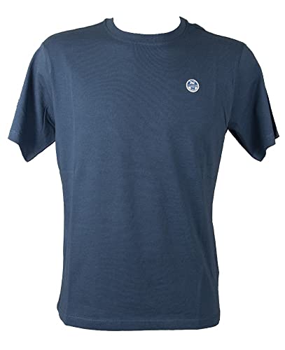 NORTH SAILS Herren S/S T-Shirt W/Logo, Dark Denim, XL