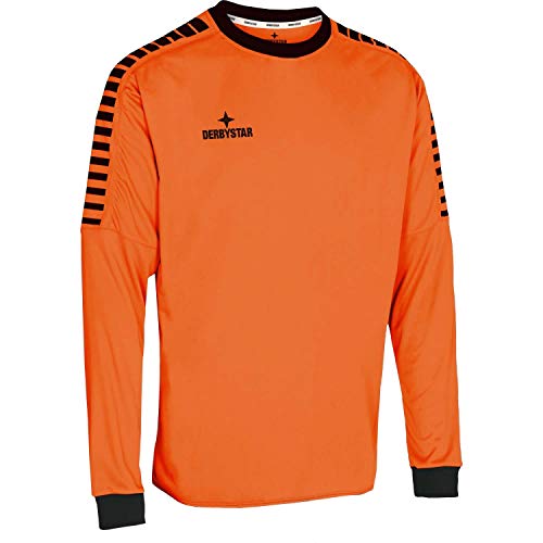 Derbystar Hyper Unisex Torwarttrikot, orange schwarz, XXXL