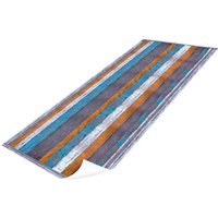 mySPOTTI Vinyl Teppich »Morice«, BxL:255 cm x 65 cm, blau|weiß|orange