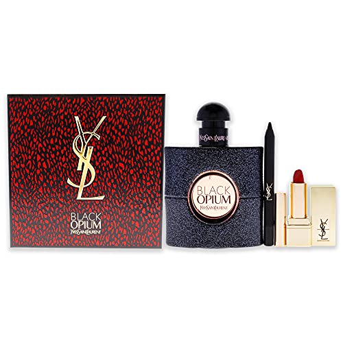 Yves Saint Laurent Black Opium 50ml Eau de Parfum + Eye Pencil + Rouge Pour Couture Nr. 1