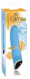 Sweet Smile Happy Blue - softer G-Punkt-Stimulator für Frauen, kleiner Vibrator mit 7 Vibrationsstufen, Massagestab für Anfänger und Profis, blau