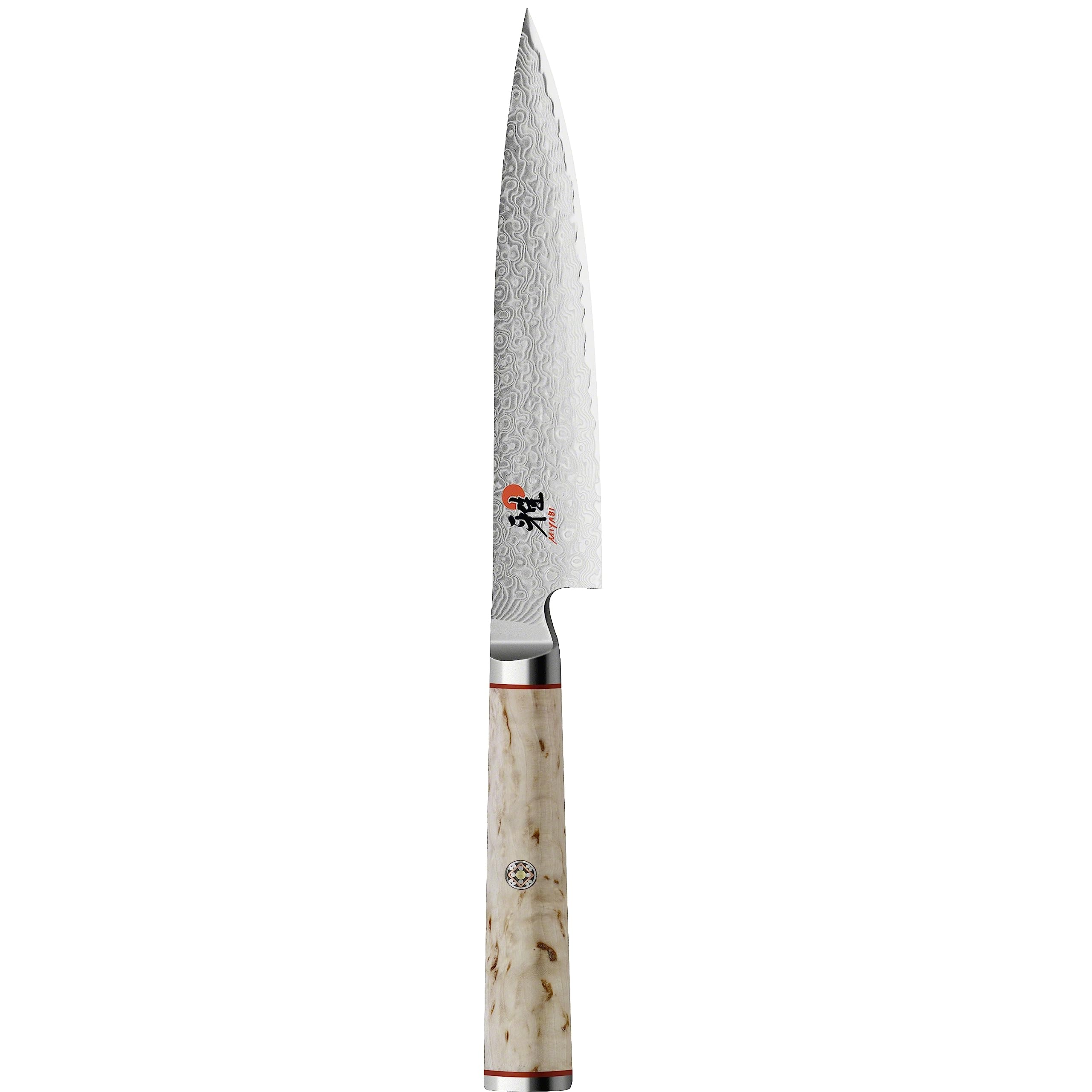 Miyabi 234372-131-0 Shotoh Messer, Stahl, 13 cm, silber / birke, 31,5 x 8,5 x 3,5 cm