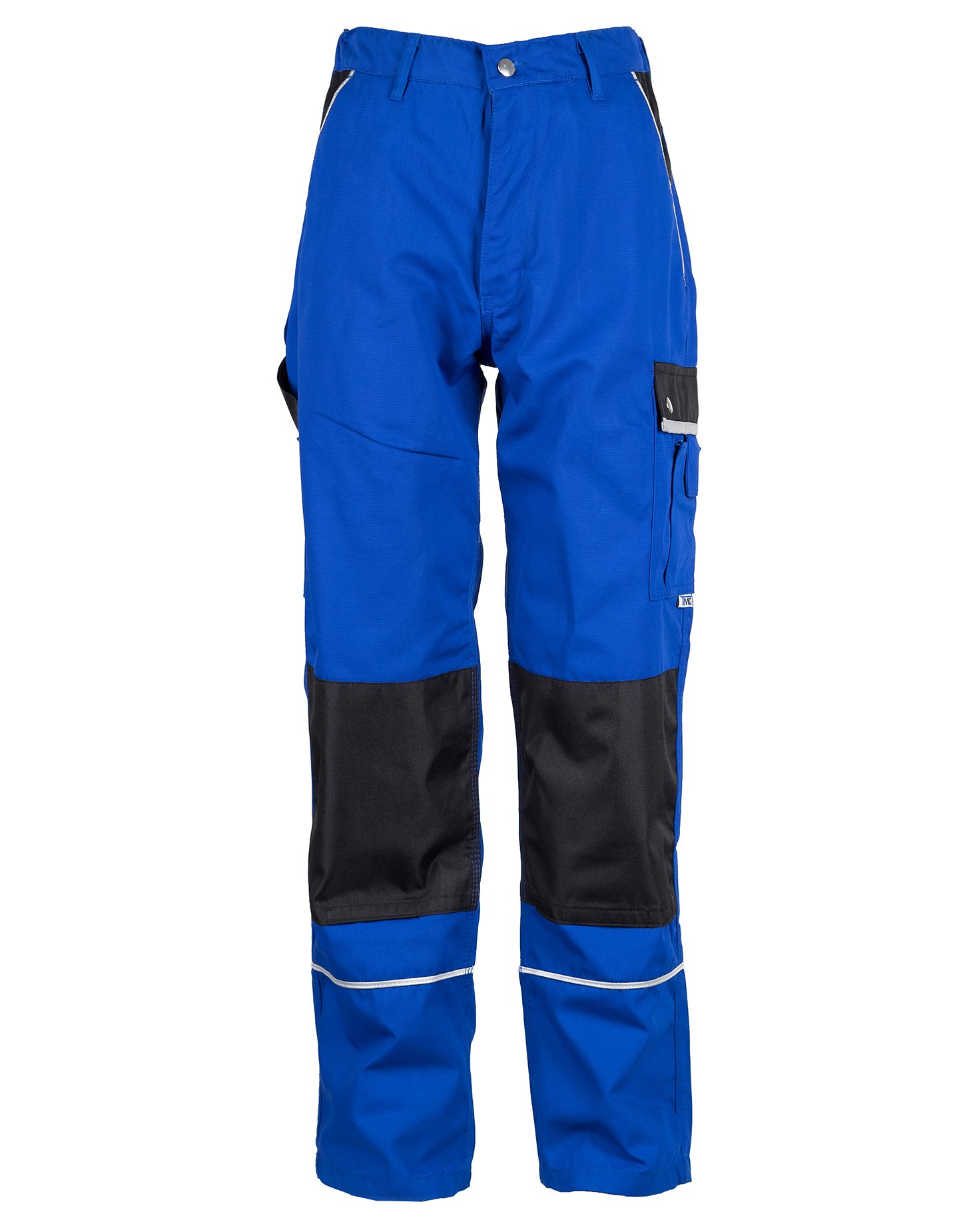 TMG® | Blaue Arbeitshose für Herren, Lange Arbeitshose mit Kniepolstertaschen, viel Stauraum, Männer Arbeitshose | 58