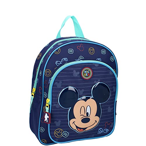 Rucksack Mickey Mouse Be Kind Blau -Einheitsgröße