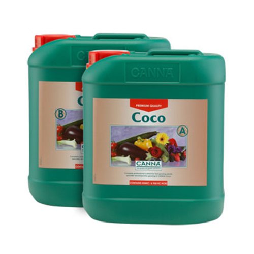 Canna Coco Pflanzendünger, 1 Liter, A & B, 2 Flaschen