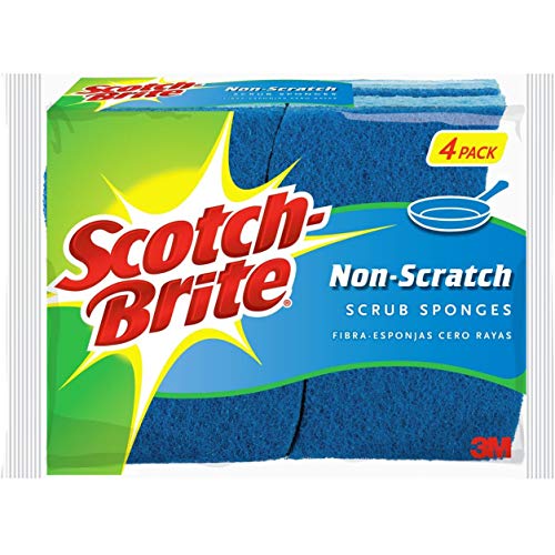 3M Scotch-Brite-Schwämme: non-scratch sponge / 4-pack (Blau) non-scratch / 4-pack
