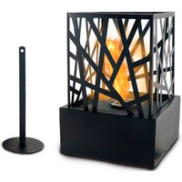 ACTIVA Feuerstelle, schwarz, BxHxT: 30 x 21 x 21 cm