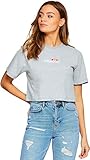 Ellesse Damen Fireball Cropped T-Shirt Unterhemd, Grau (Grey Marl), 38