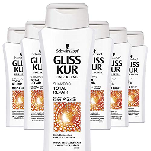 Schwarzkopf Gliss Kur Total Repair Shampoo 250ml, 6 Stück