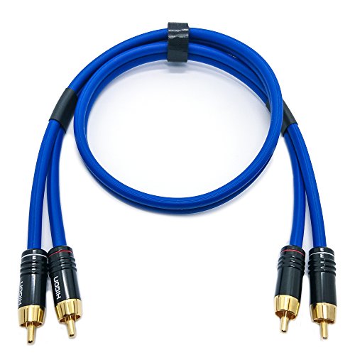 Selected Cable 1m Cinchkabel HiFi-Stereo Kabel 2x 0,35mm² Sinus Control 100cm - SC81-06-K-0100