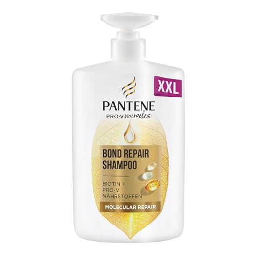 Pantene Pro-V Molecular Bond Repair Shampoo mit Biotin. Pumpspender 1000ml. Konzentrierte Pro-V Formel für Trockenes, Geschädigtes Haar. Schützt & lässt das Haar Sichtbar Gesünder Aussehen