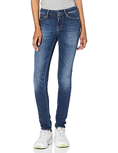 Kings of Indigo Damen Juno Slim Jeans, Blau (MID Indigo 4013), (Herstellergröße:28/32)