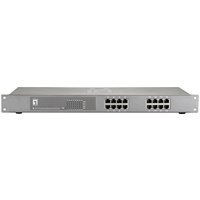 LevelOne FEP-1612W120 - Switch - 16 x 10/100 (PoE+) - an Rack montierbar - PoE+ (480 W) (FEP-1612W120)