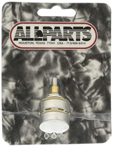 Allparts EP-4586-000 Stacked Potentiometer (Poti mit 2 Ebenen, 500/500KOhm