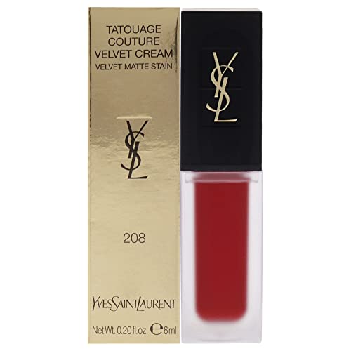 Yves Saint Laurent Tatouage Couture Velvet Cream 208 Rouge Faction, 112 ml
