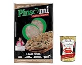 Pinsami Pinsa Gourmet Integrale, Vollkorn Pinsa hausgemacht von Benedetta, 6 Stück à 230 Gramm + Italian Gourmet pelati 400gr
