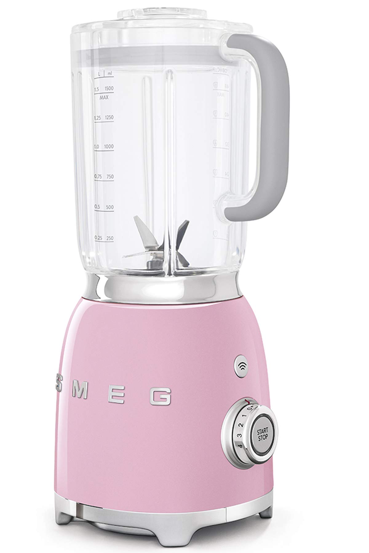 Smeg Standmixer BLF01PKEU, 800, Aluminum, 1500 milliliters, Pastellrosa