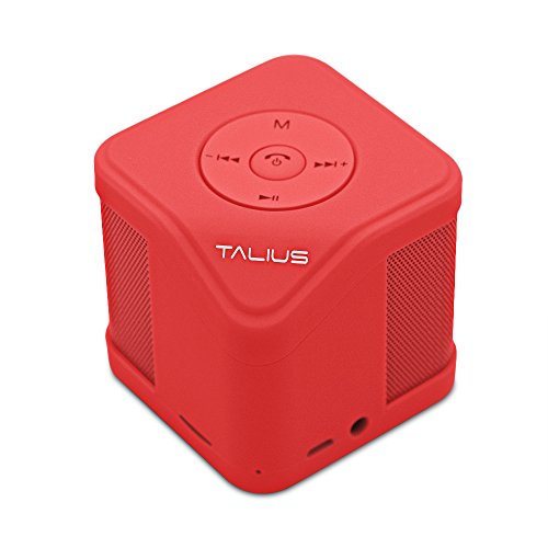 Talius Cube – Lautsprecher Bluetooth 3.0, SD-Karte, Aux-Eingang, FM, Freisprecheinrichtung, Schwarz