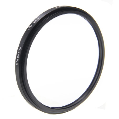 BlackFox UV PRO Filter / Schutzfilter 58 mm (16x beschichtetes MC-Glas, Slim-Metallfassung, Lotuseffekt)