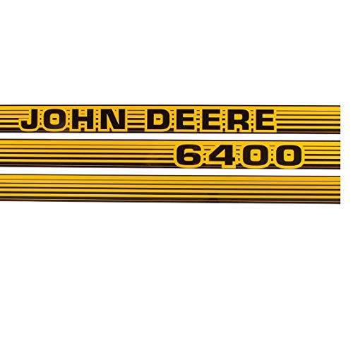 Aufklebersatz | passend zu John Deere 6400 | Aufkleber | Logo | passend zu John Deere | Typaufkleber | Sticker | Trecker | Traktor | Schlepper | Agrar