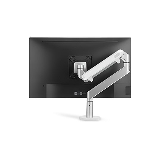 ThingyClub® Einzelne Gasdruckfeder LCD Arm Schreibtisch VESA Halterung & Monitorarm Ständer für 10-30 Zoll Bildschirme neigbar 90°/unten 85°