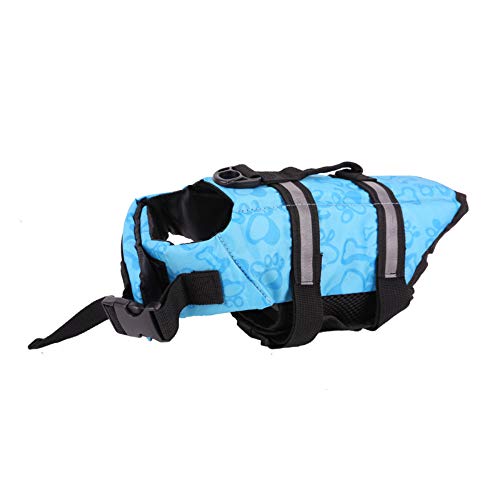 Rettungswesten für Hunde Rettungsweste für Hunde Sicherheitsweste, Schwimmhilfe für Hound Puppy Floats Lifesaver Preserver Kleidung, Badebekleidung Kostüm Schwimmweste für Small Medium Large Pet