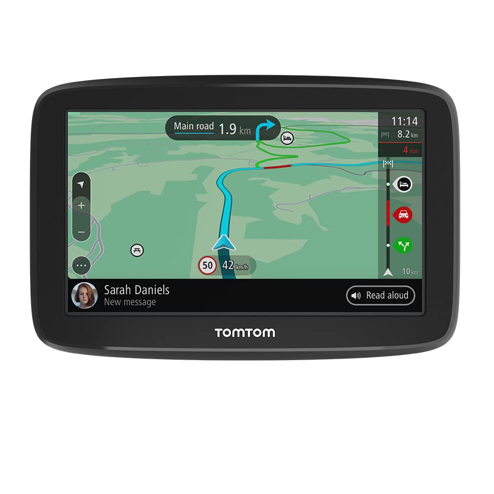 TomTom Navigationsgerät GO Classic (5 Zoll, Stauvermeidung Dank TomTom Traffic, Updates Europa, Updates über Wi-Fi), Schwarz